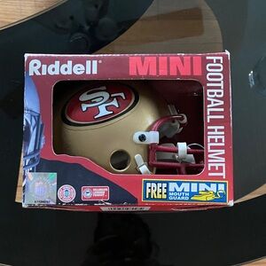 San Francisco 49ers Gold Mini Football Helmet